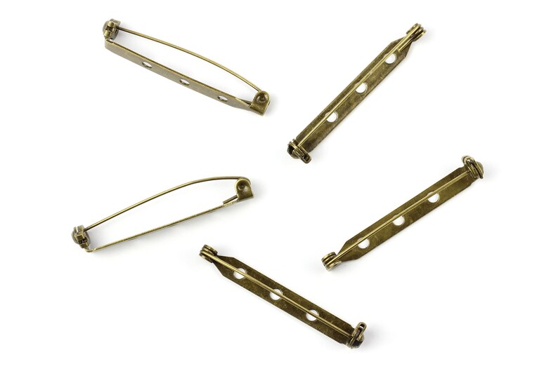 Brass Brooch Backs CHOICE OF 25mm or 40mm Vintagelook Etsy UK