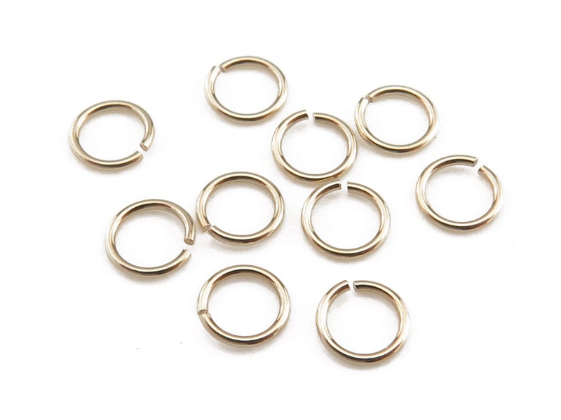 KC-0,80x2,75 (KC-9) - Open jump ring 4mm, sterling silver - SILVEXCRAFT