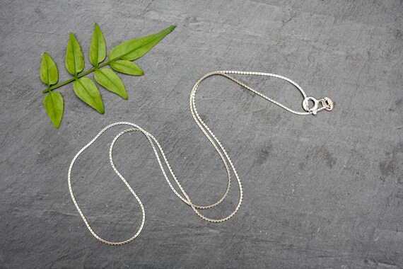 16inch 18inch Sterling Silver Finished Chain Fine Sterling