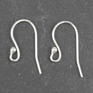 Sterling Silver Ear Wires, Silver Earwires, Pair, Make Your Own