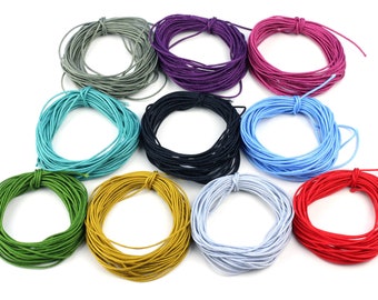 1mm Nylon Thread, 5 Metres, CHOICE of 11 colours, Fine Nylon Cord for Jewellery Making, Jewellery Macrame Cord, 1mm Beading Cord, Nylon