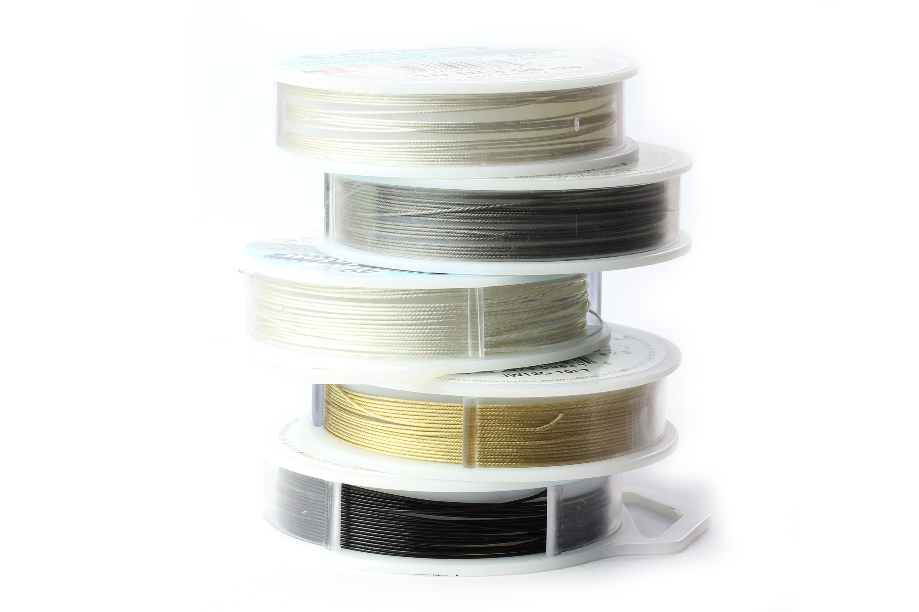 Silver Jewellery Wire Beading 3.05m 10ft Jewellery Making Wire Tarnish Resistant Wire Beadalon 49 Strand 0.61mm 0.024in Bead Wire