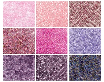 Size 11/0 Pink and Purple Seed Beads, CHOICE of 9 shades, 5g OR 10g Seed Beads, Tiny Beads, Seed Beads, Beading, Jewellery Making, Weaving