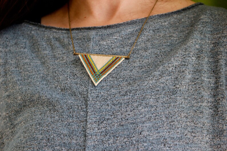 Beaded Necklace Print T-shirt