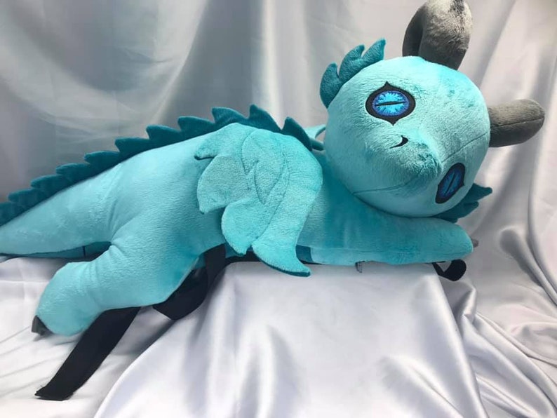 plush dragon backpack