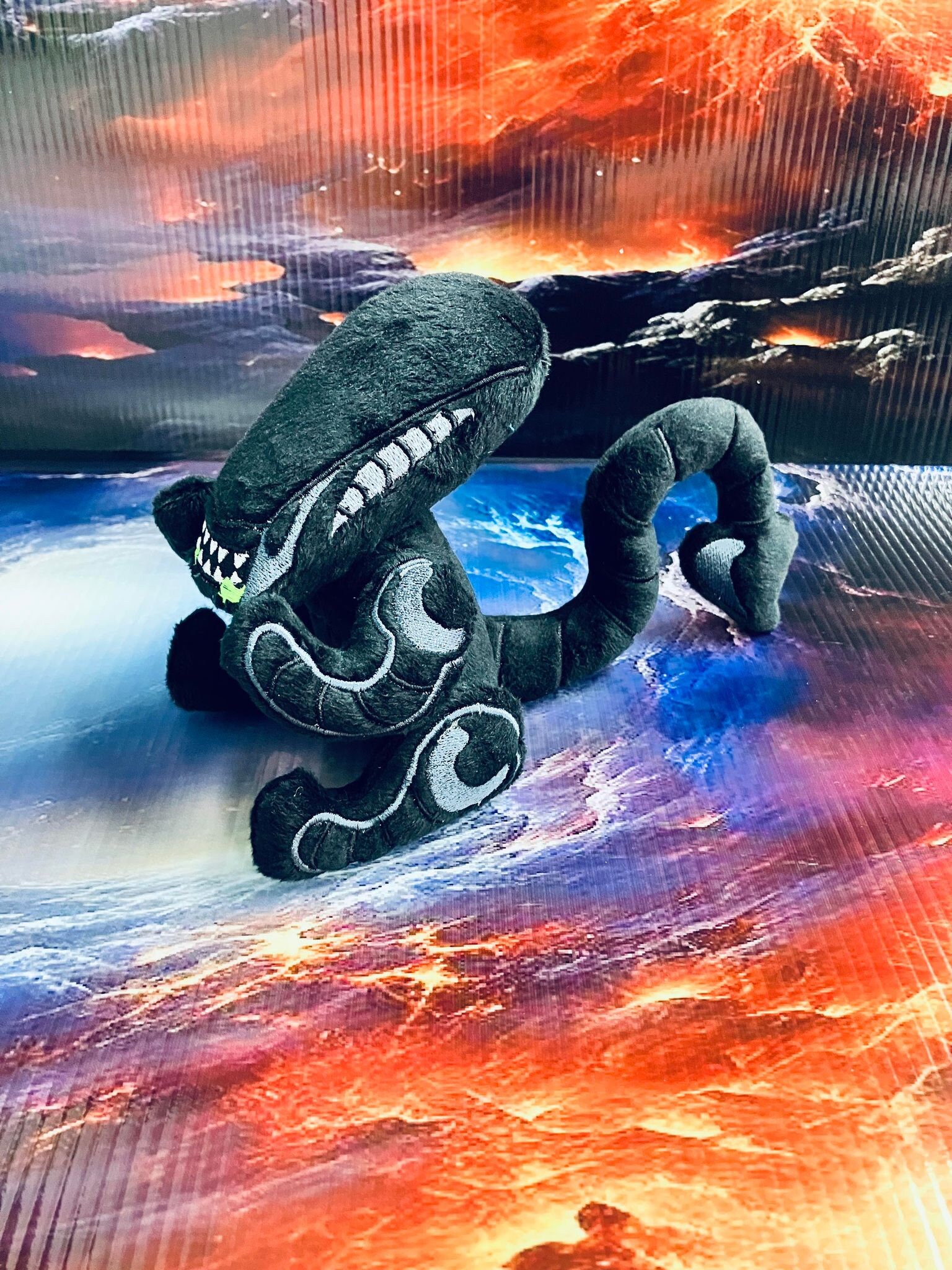Mini, Medium or Giant Xenomorph Alien Plush, Soft Minky, Ready to Ship ...