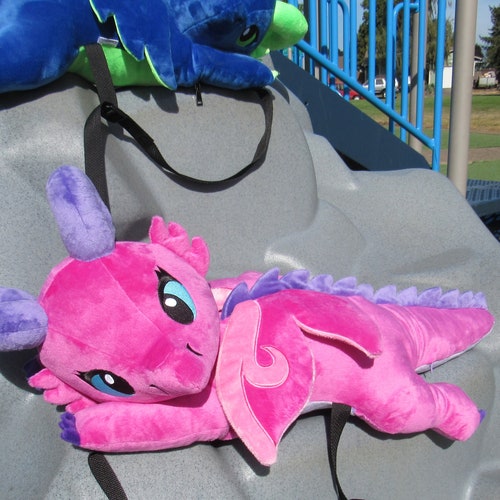 plush dragon backpack