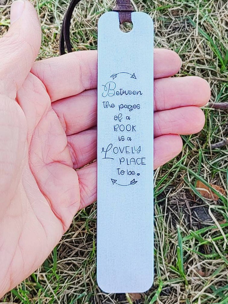 Personalized Bookmark Custom Bookmark Stamped Scripture Etsy
