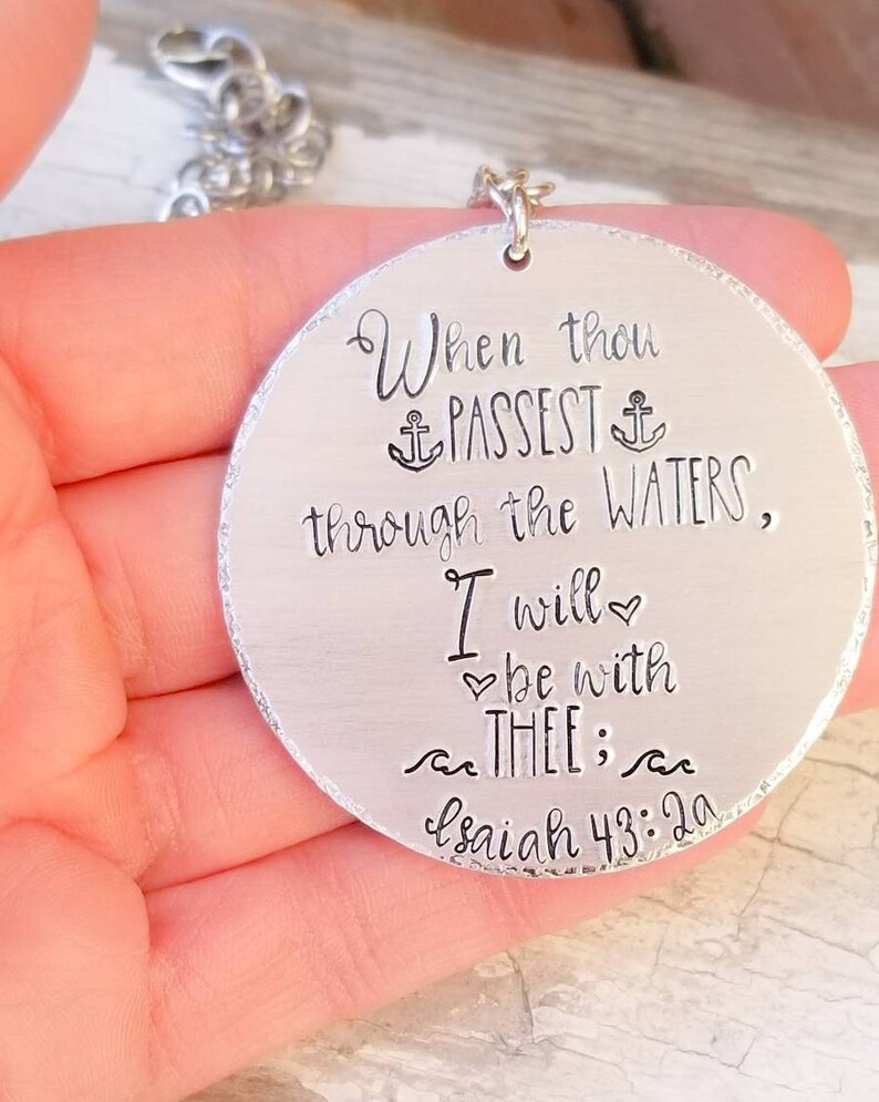 Personalized rear view mirror charm custom quote car hanger Etsy