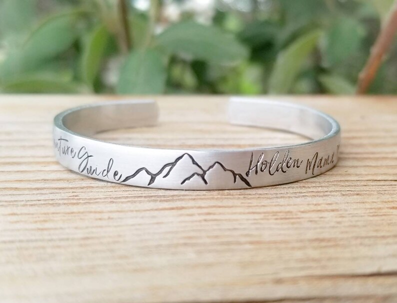 Mountain bracelet mountain girl adventure Mountain love Etsy