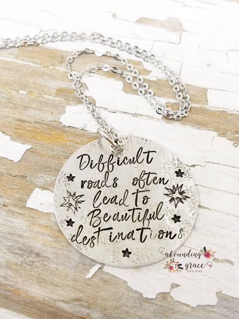 Difficult Roads Often Lead to Beautiful Destinations Growth - Etsy
