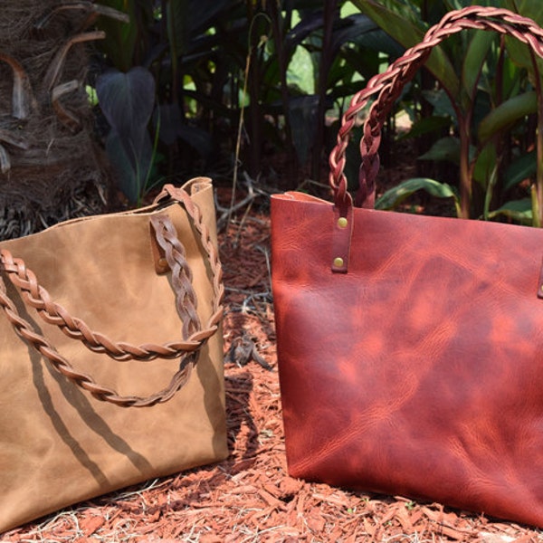 Leather Handbags Made in Usa Etsy