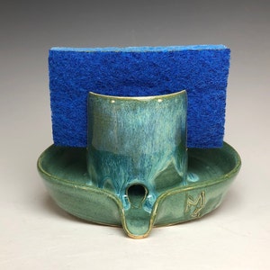 Self Draining Sponge Holder - Sage Green