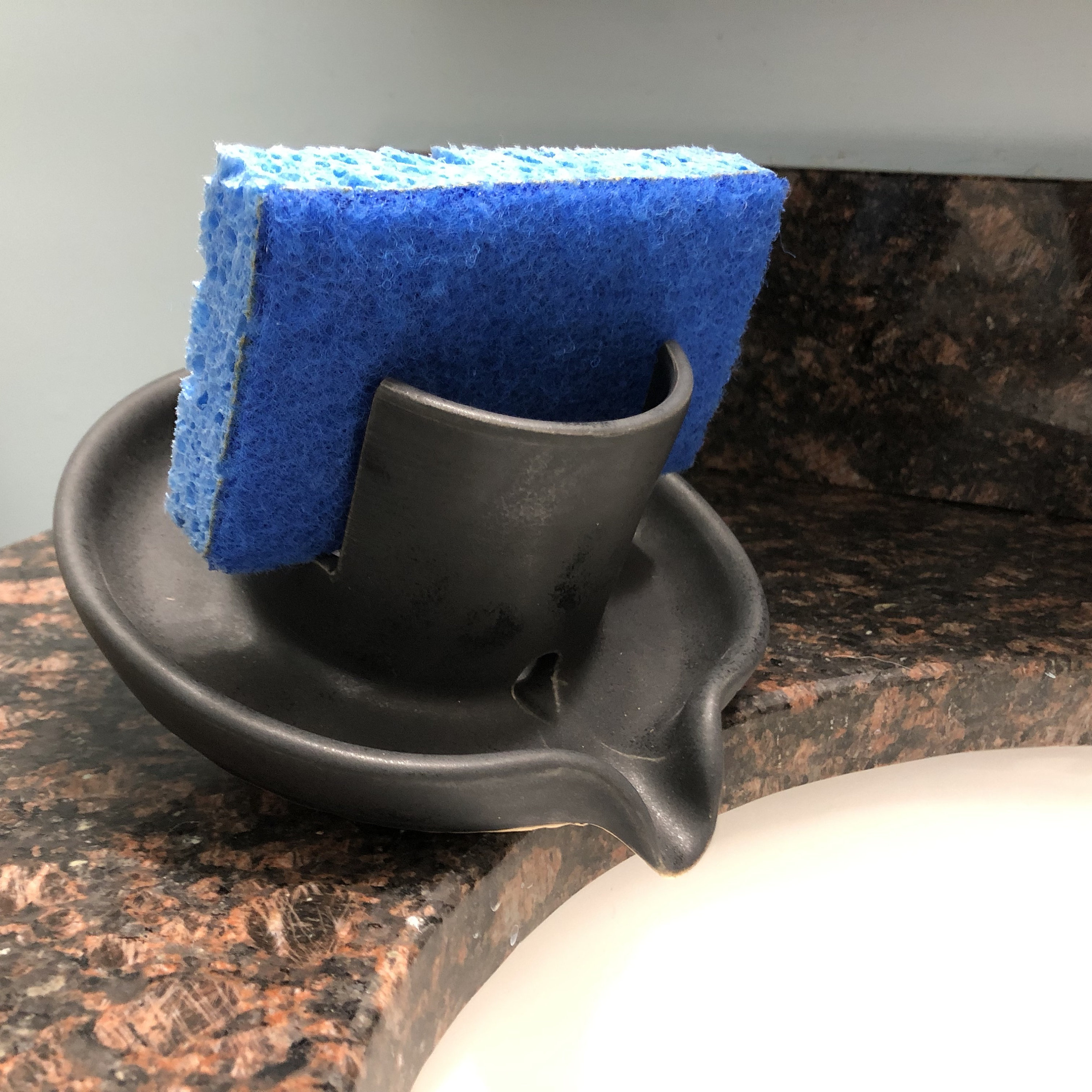 Handcrafted Sponge Holder with Drainer