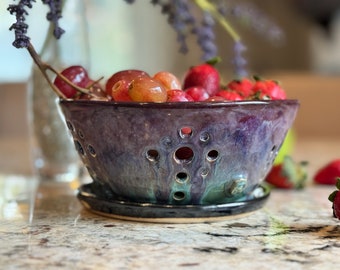 Berry Bowl / Colander - small northern lights