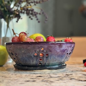 Berry Bowl / Colander - Large northern lights
