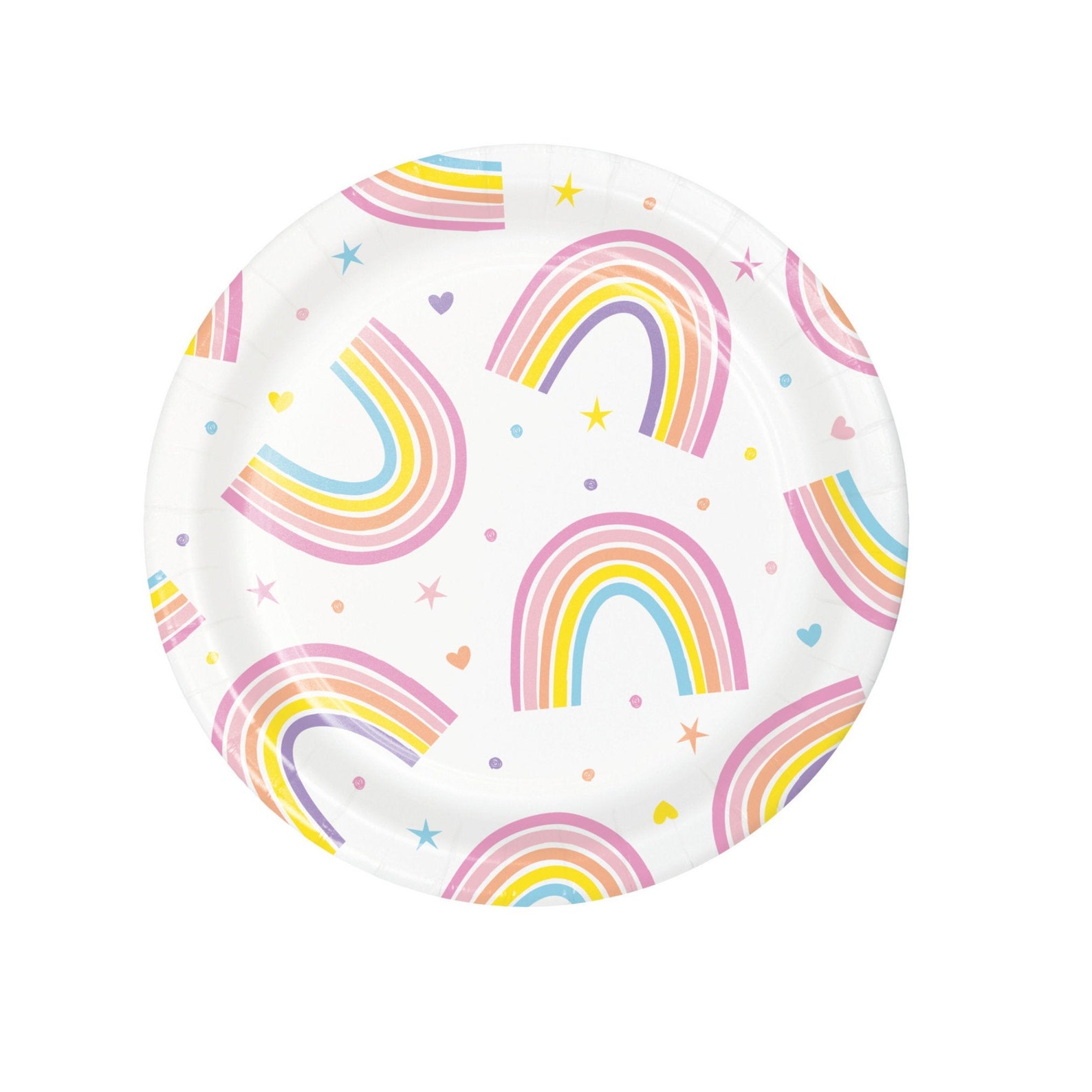 Pastel Rainbow Napkins Rainbow Baby Shower Napkins Rainbow Etsy