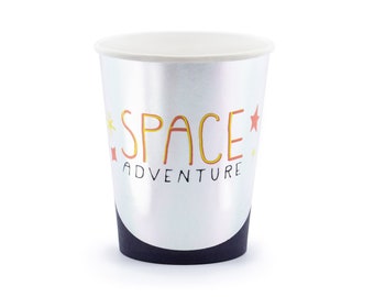 Space Adventure Cups 6ct, Space Birthday Party Cups, Blast Off Birthday, Space Party Supplies, Two The Moon Party, Outer Space Baby Shower