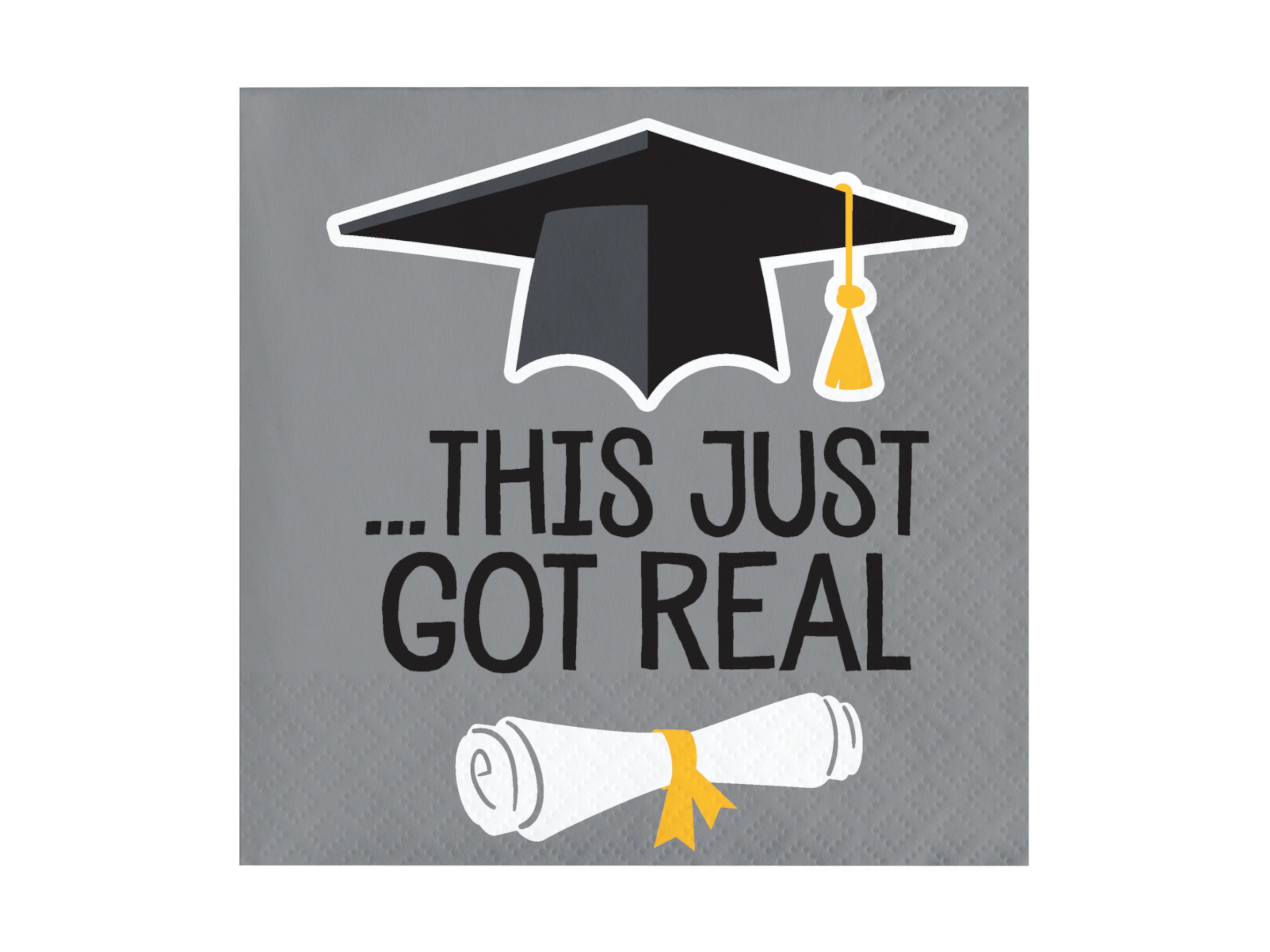 2021 Graduation Party Napkins 8 Funny Graduation Napkins Etsy