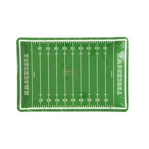 Football Field Plates 8ct, Football Plates, Football Birthday Party Decor, Sports Themed Plates, Super Bowl Party, Tailgate, 1st Year Down