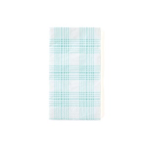 Blue Plaid Napkins 24ct,  Pastel Blue Napkins, Light Blue Guest Hand Towels, Easter Napkin, Dinner Napkin, Boy Baby Shower, Blue Party Décor