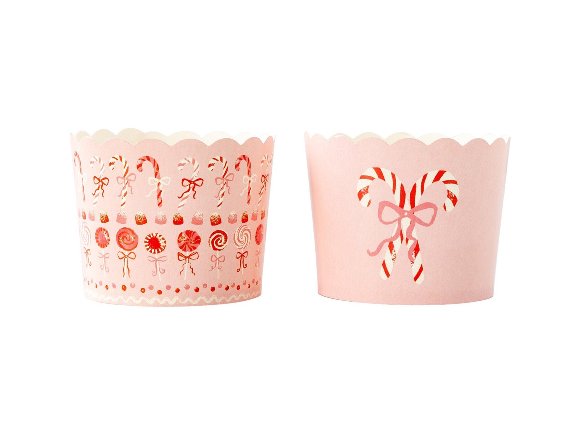 Pink Candy Cane Baking Cups – Frans Cake and Candy