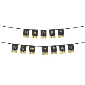 Happy New Year Fringe Banner, New Year&#39;s Eve Banner, NYE Banner, New Years Eve Decorations, NYE Backdrop, Countdown to the New Year Party