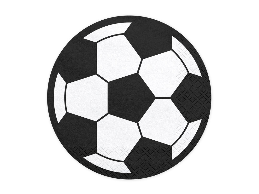 Soccer Napkins, Soccer Ball Napkins, Soccer Birthday, Soccer Party