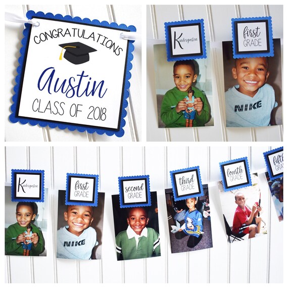 Graduation Photo Banner Graduation Photo Display Graduation Etsy