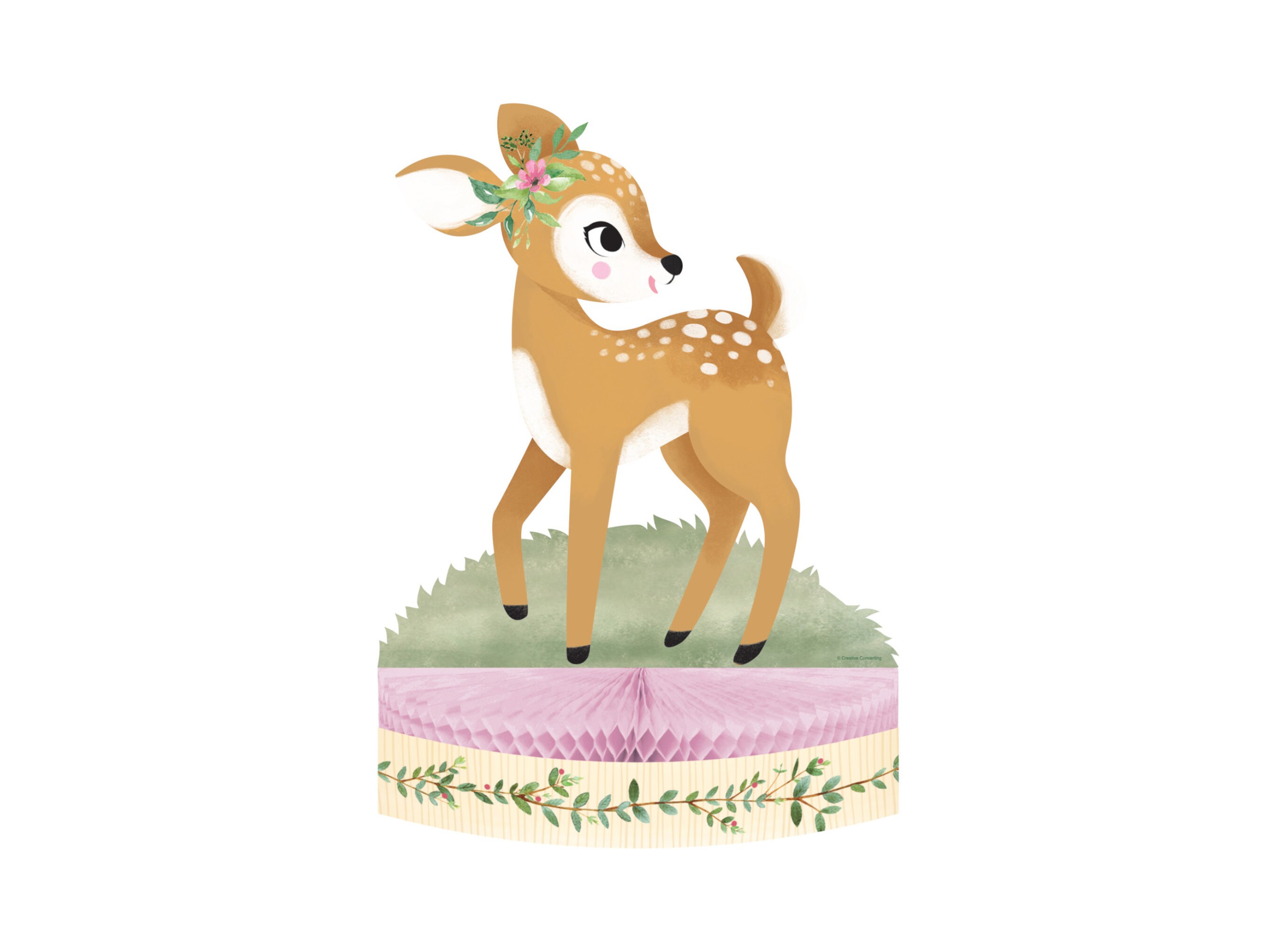 Baby Deer Tablecloth Deer Table Cover Deer Party Etsy 日本