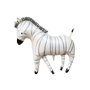 Zebra Balloon, Safari Animal Balloon, Jungle Birthday Party Supplies, Safari Baby Shower Décor, Zoo Birthday, Lion Party, Wild One, Two Wild image 1