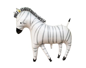 Zebra Balloon, Safari Animal Balloon, Jungle Birthday Party Supplies, Safari Baby Shower Décor, Zoo Birthday, Lion Party, Wild One, Two Wild