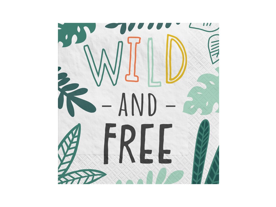 Safari Animal Napkins 16ct Jungle Napkins Party Animal Etsy.de