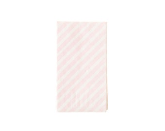 Pink Striped Paper Napkins, Pink Napkins, Pink Tableware, Pink Christmas, Gingerbread Party, Quinceanera Party, Princess Party, Sweet 16