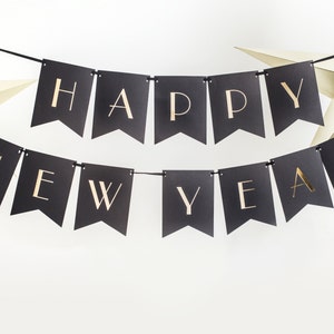 Happy New Year Banner, New Year Banner, NYE Banner, New Years Eve Decorations, NYE Backdrop, 2021 New Years Celebration