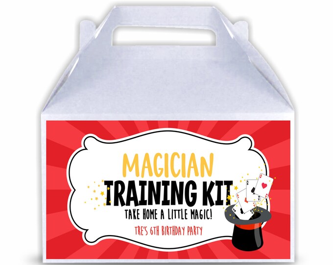 Magic Party Favor Magic Birthday Party Favor Boxes Favor Box Etsy