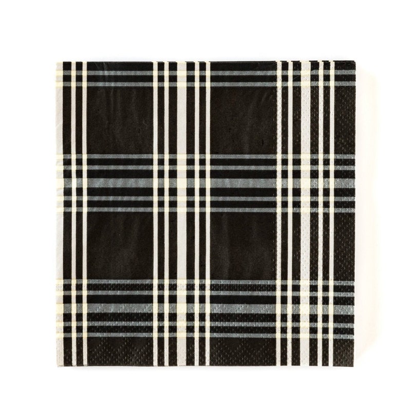 Black and White Buffalo Check Plates Fall Party Plates Etsy