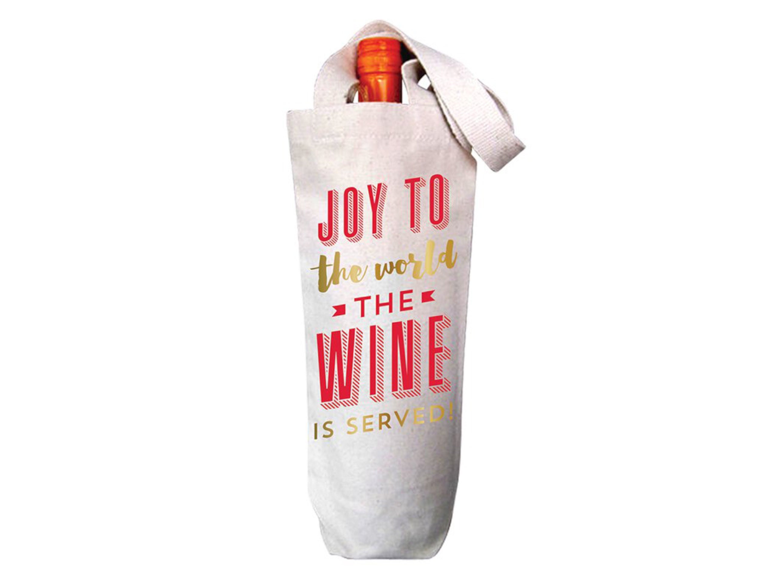 Christmas Wine Tote Holiday Wine Gift Bag Canvas Wine Bottle Bag Wine Humor Wine Lover Christmas Gift Christmas Party Hostess Gift Etsy