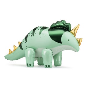 Dinosaur Shaped Balloon, Dinosaur Balloon, Triceratop, Dinosaur Birthday Party Decor, Dinosaur Baby Shower, T-Rex Birthday, Dino Four Party