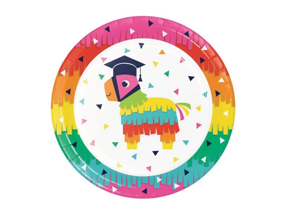 Fiesta Plates, Dessert Party Plates, Fiesta Tableware, Fiesta Decorations, Fiesta Birthday, Fiesta Shower, Bachelorette Party Il_570xn