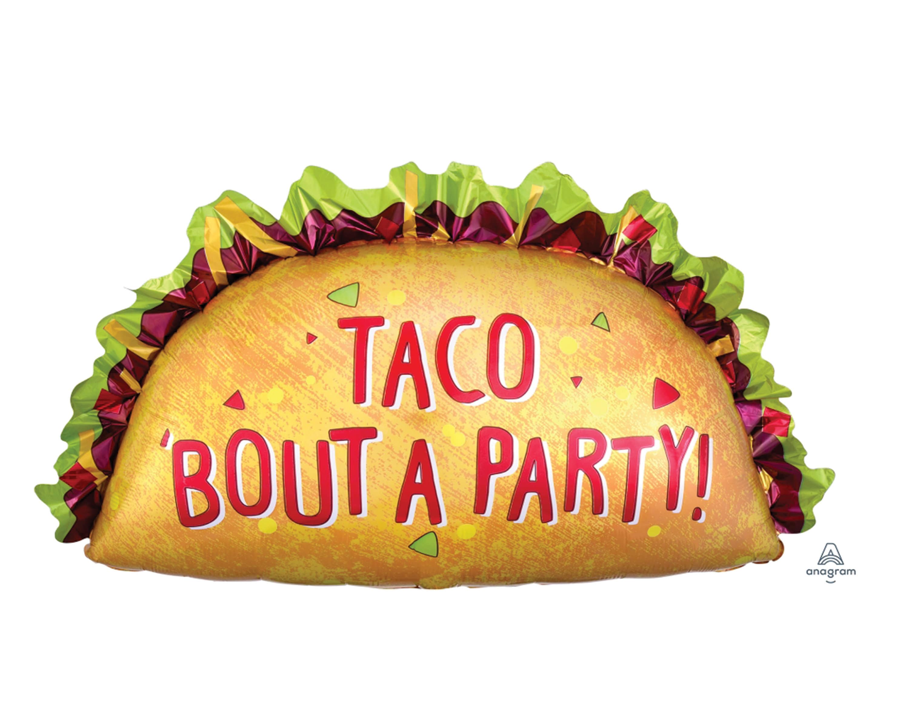 Taco Balloon Taco Party Fiesta Party Decorations Taco Bout Etsy