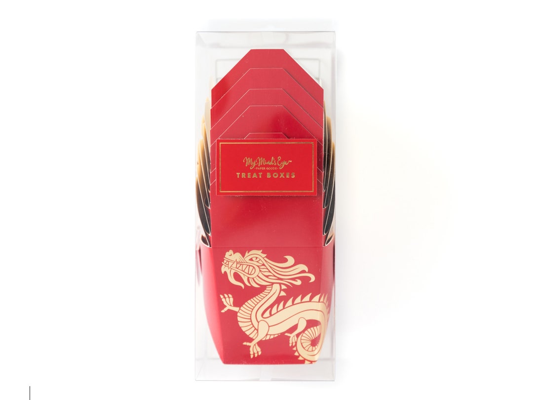 Chinese Take Out Boxes 6ct, Chinese to Go Boxes, Lunar New Year Party