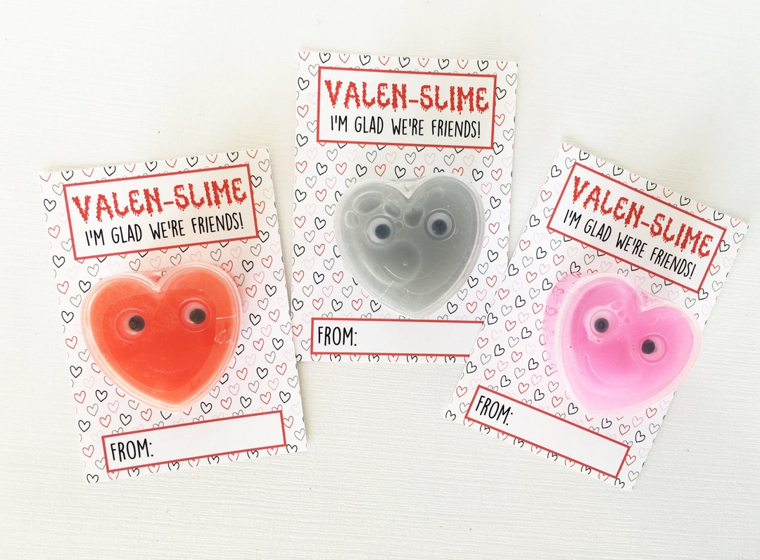 Valentine Slime Slime Valentine Be My Valenslime INSTANT DOWNLOAD DIY ...