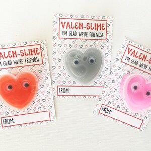 Valentine Slime Slime Valentine Be My Valenslime INSTANT DOWNLOAD DIY ...