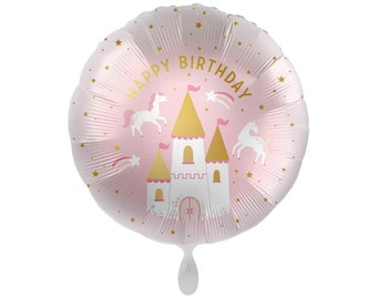 Princess Happy Birthday Balloon 18in, Princess Birthday Balloon, Princess 1st Birthday, Princess Party Decorations, Four Ever A Princess