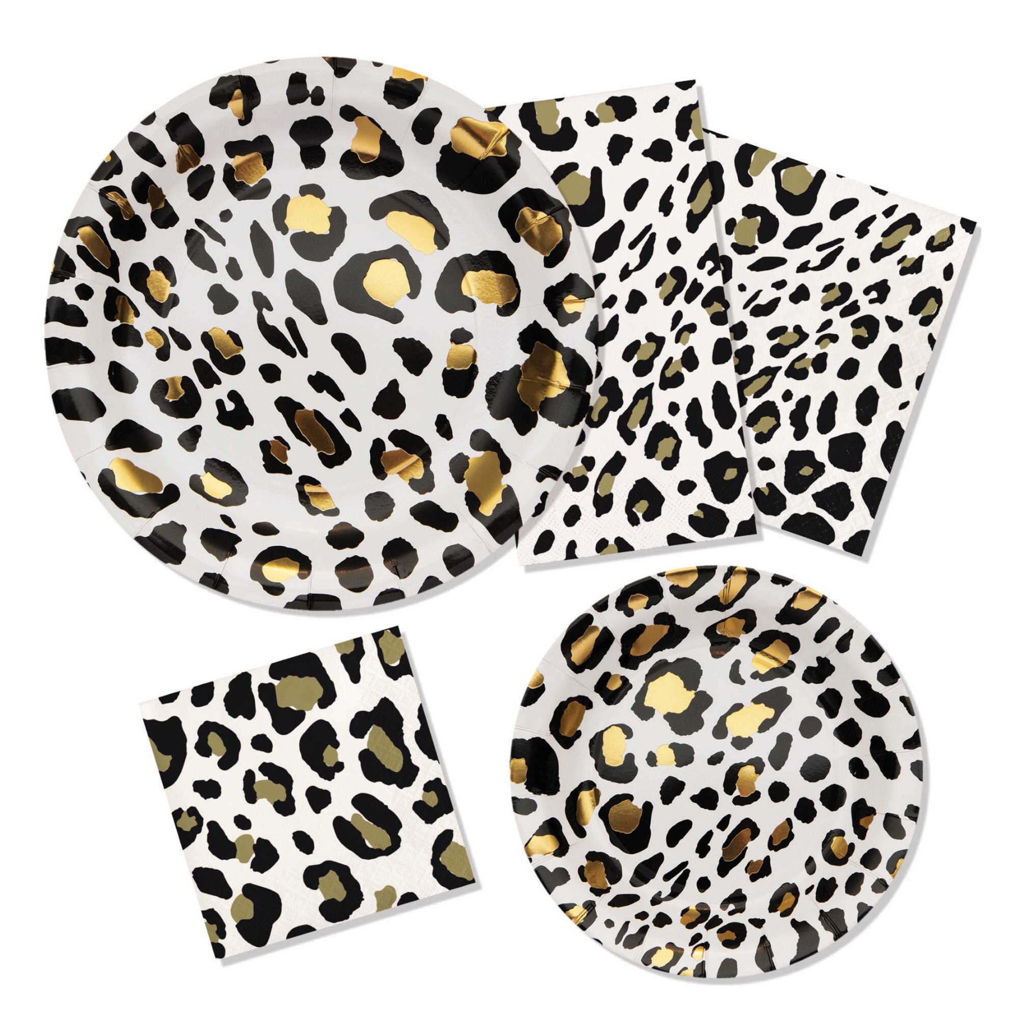 Leopard Print Cocktail Napkins Small Cheetah Print Napkins Etsy