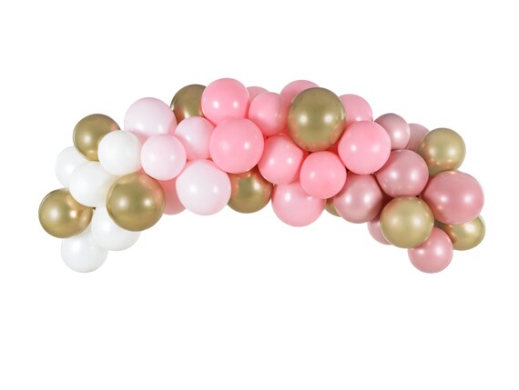 Pink and Gold Balloon Garland 6ft, Pink and Gold Balloons, Balloon Garland Kit, Princess Party, Pink Bridal Shower Balloon, Girl Baby Shower Il_570xn