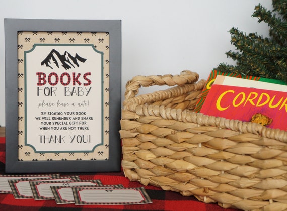 book basket for baby shower