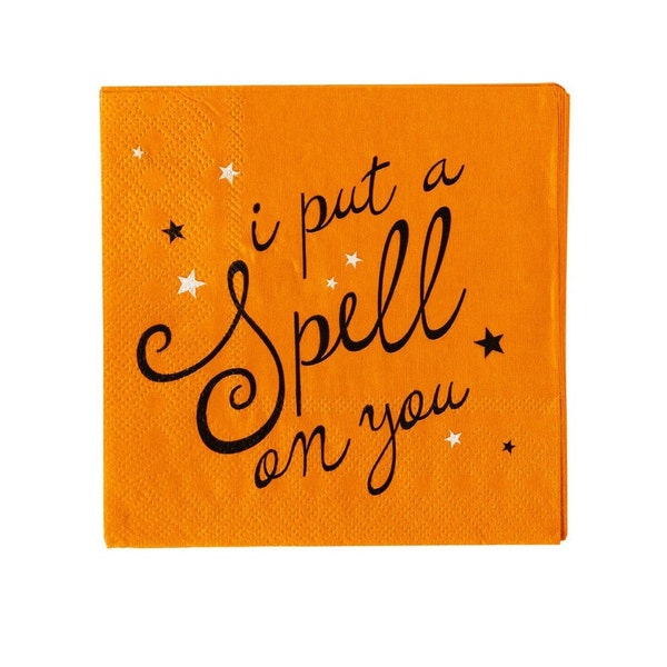 Witches Spell Napkins Etsy