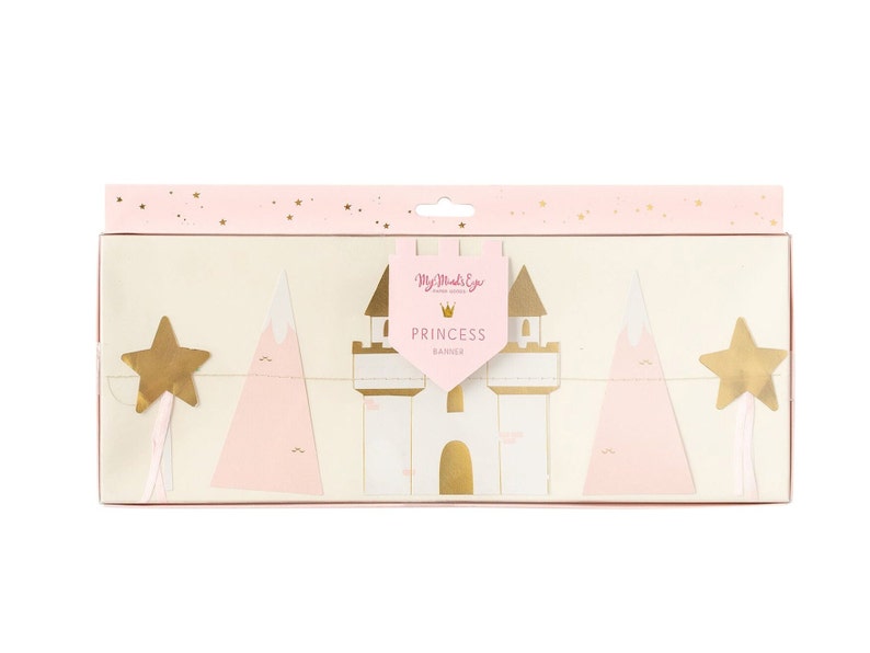 Princess Icon Banner Princess Banner Princess Birthday Garland Princess 1st Birthday Decorations Princess Baby Shower Photo